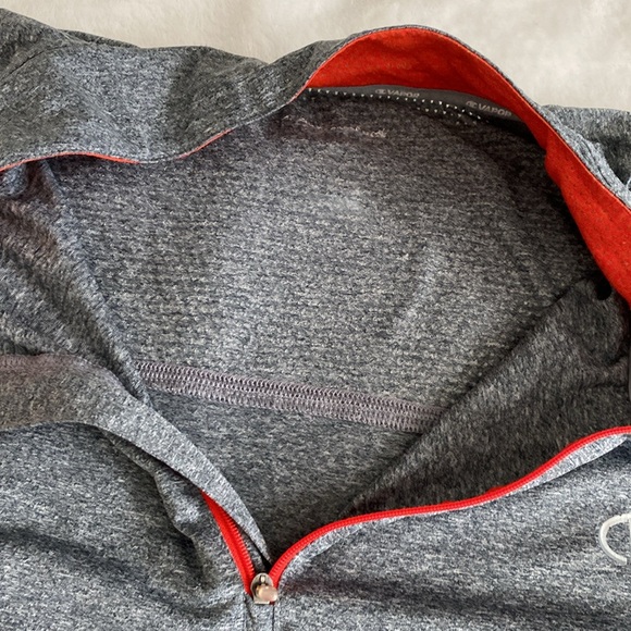 Champion grey heather sweatshirt with mesh panels - Picture 8 of 17